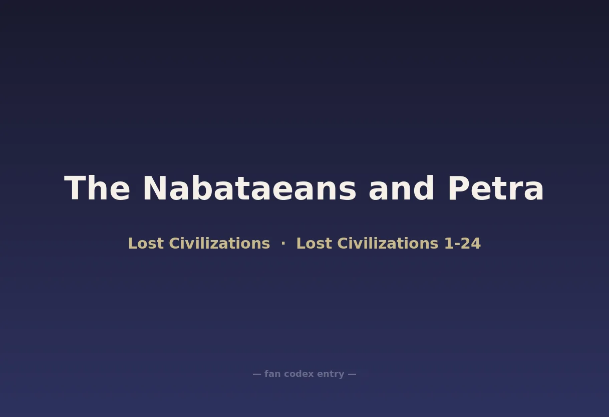 The Nabataeans and Petra