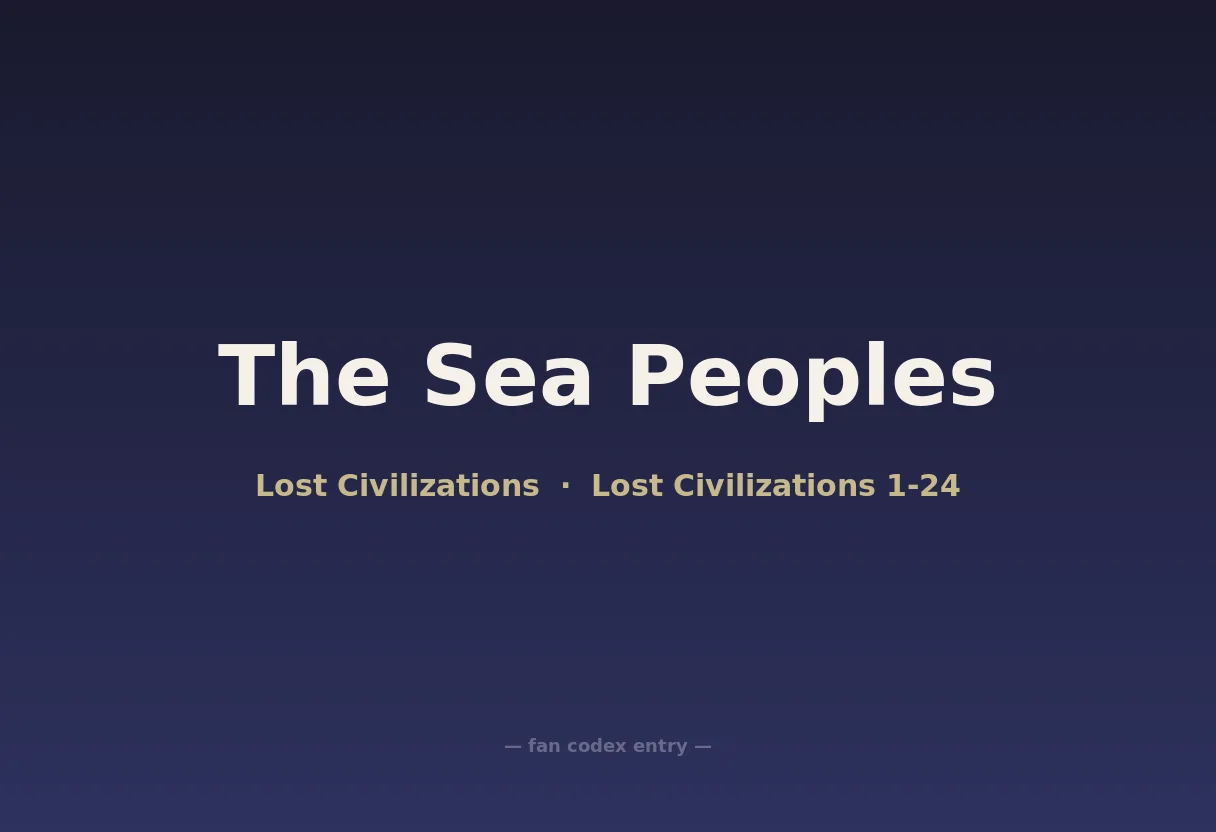 The Sea Peoples
